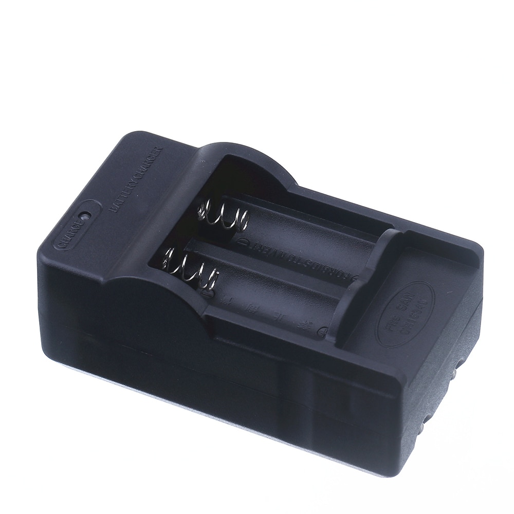 16340 Battery 3.7V 2000mAh Lithium Rechargeable Li-ion Cell For CR123A, CR17345, K123A, VL123A, DL123A, 5018LC, SF123A, EL123AP: Charger