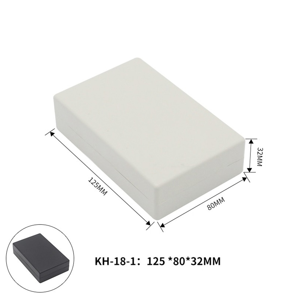 Electronic Project Case 125mmx80mmx33mm Waterproof Plastic Enclosure Cover DIY Electronic Box