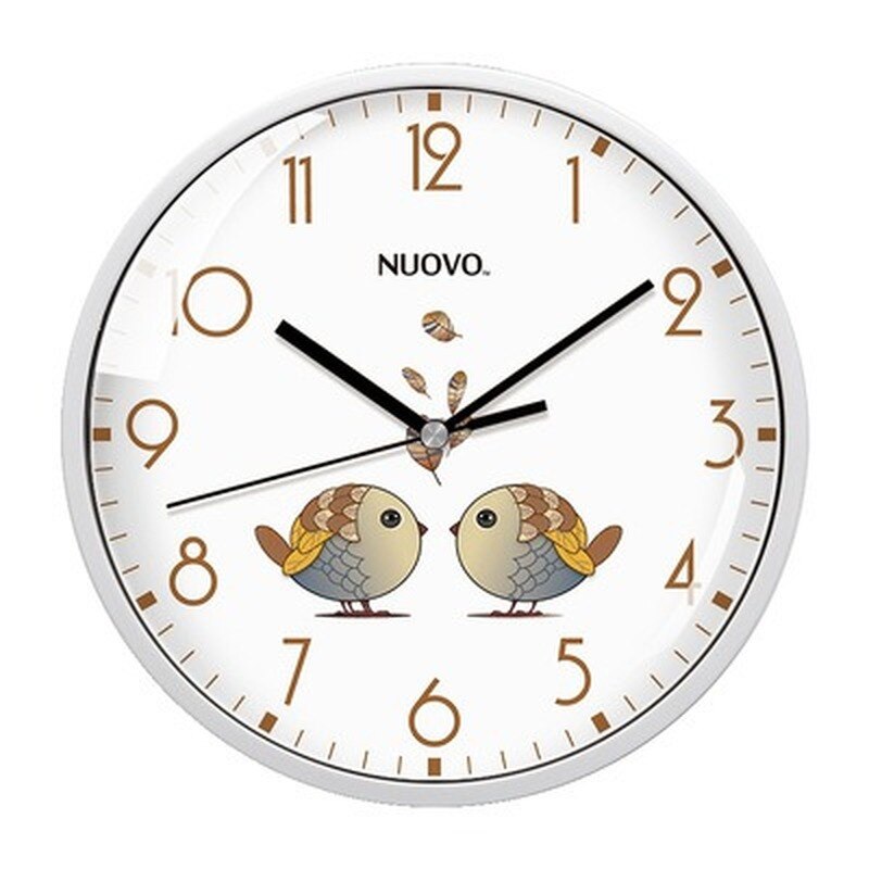 Relojes de pared para decoración del hogar, reloj digital moderno para sala de estar, adorno de pared: 8-inch bird
