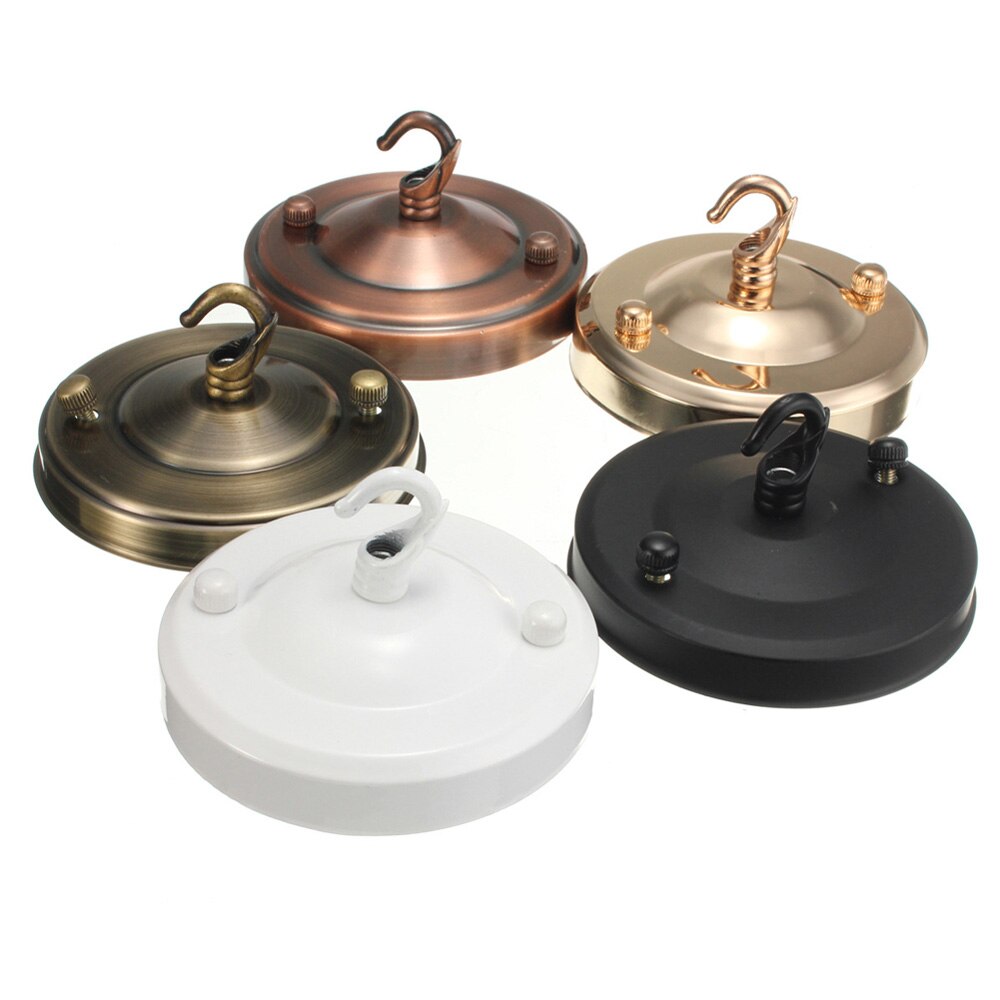 Lustre au plafond Antique Vintage, support d&#39;assiette à crochet, accessoire de lampe