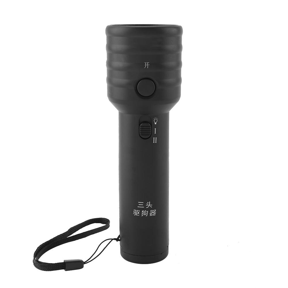 Ultrasone Hond Chaser Stop Agressieve Dier Aanvallen Repeller Led Zaklamp Outdoor Benodigdheden
