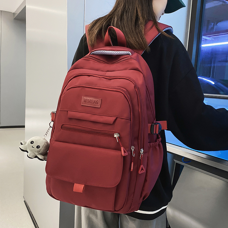 Plecak o dużej pojemności damski plecak podróżny unisex z wieloma kieszeniami tornister studencki dla nastolatki plecak męski z książkami