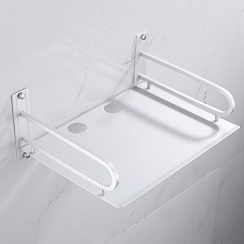 Thick Aluminum Alloy Wall Mount Bracket TV Box Bracket WiFi Router Set-Top Box Bracket