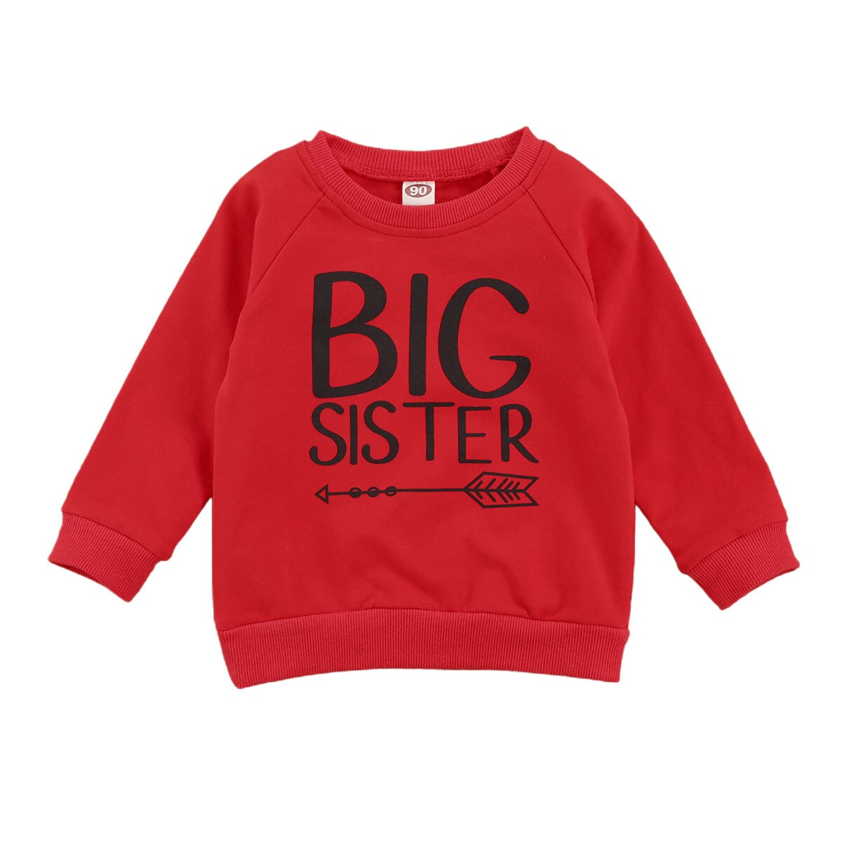 2-6Years Kid Baby Jongens Meisjes Katoenen Broer En Zus Lange Mouw T-shirt Top Sweatershirt Kleding: B / 3T