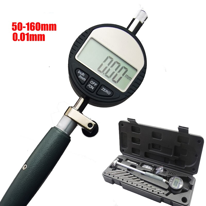 18-35 35-50 50-160Mm Dial Bore Gauge Gat Diameter Meten Gauge Binnendiameter Schaal cilinder Volume Meter Dial Indicator: 50-160mm 0.01mm