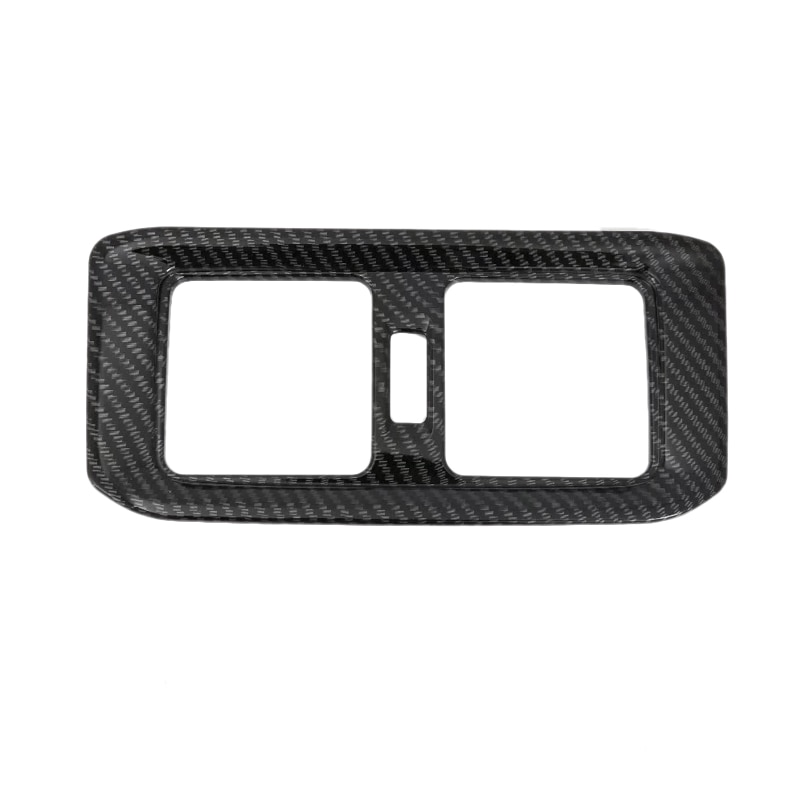 Auto airconditioning ventilatierooster bekleding armsteun doos half pakket achter voor toyota rav 4 rav 4 koolstofvezel stijl auto st