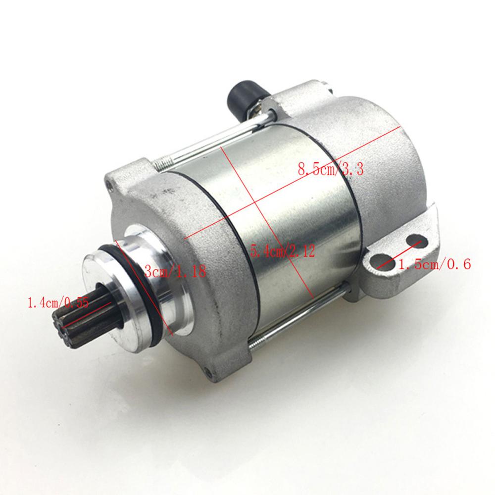 TDPRO 9 Teeth Starter Motor Motorcycle Water Cooled Engine Electric for HX250 SB250 200cc 250cc Mini Moto Pit Dirt Bike ATV CSV