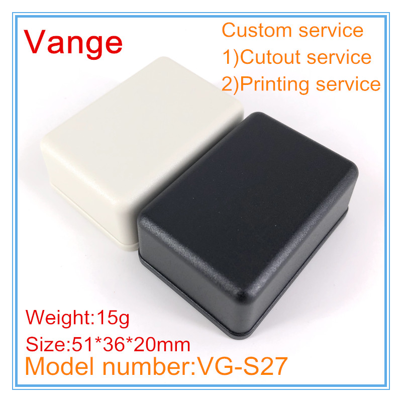 5pcs/lot injection mold junction box IP54 ABS plastic enclosure box for PCB project junction box 51*36*20mm