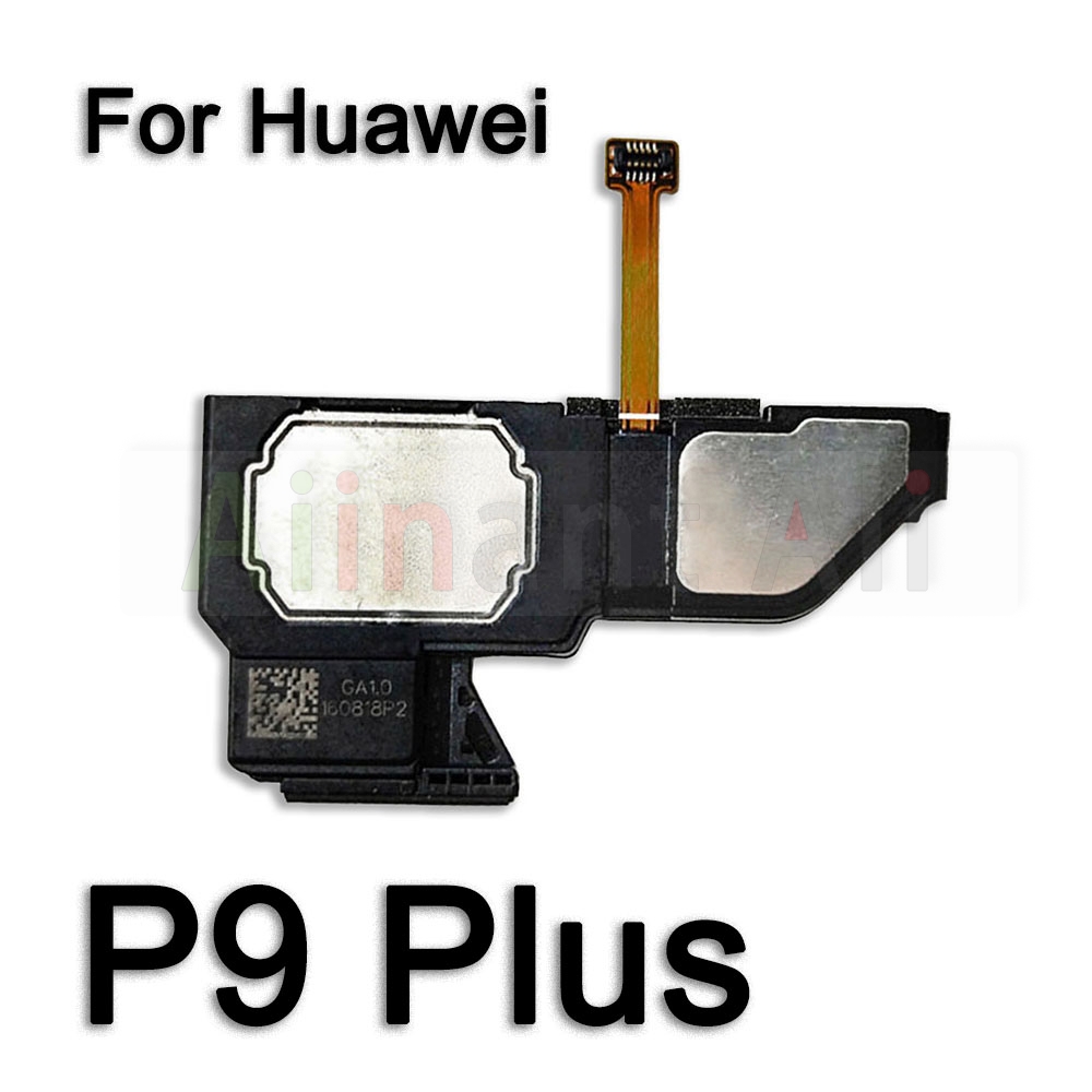 Ajinant dolny głośnik dźwięk dzwonka głośnik elastyczny kabel do Huawei P9 P10 P20 P30 P40 Lite Pro Plus: czarny