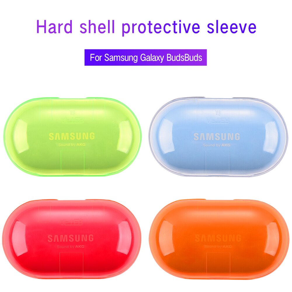 Støtsikker gjennomsiktig hard etui til samsung galaxy buds etui bluetooth øretelefon veske deksel til samsung knopper buds pluss veske