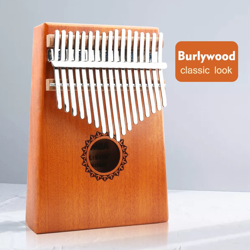 17 Keys Kalimba Thumb Piano African Instrument Mahogany Body Musical Instrument Music Instrument Beginner Kalimba
