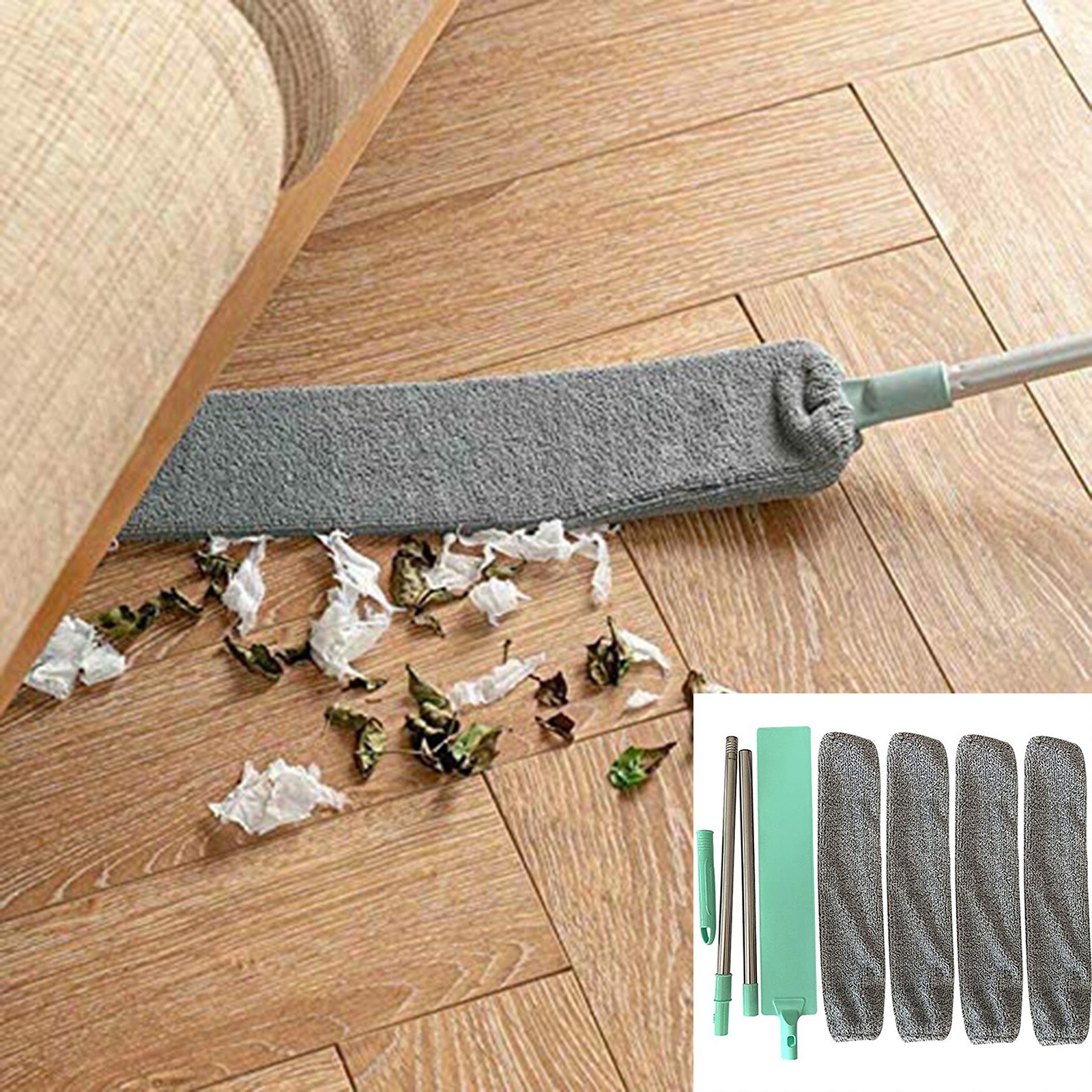 Gap Dust Cleaner Brush Removable And Washable Telescopic Du St Collector Microfiber Cleaning Brush Microfiber Hand Duster
