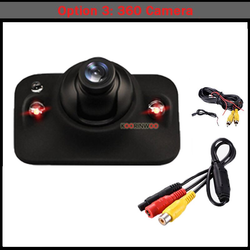 Koorinwoo 360 Parking 4 Video input Control Box Car Camera Normal Image Switch Combiner Box For Left Right Front Rearview Camera: Option 3