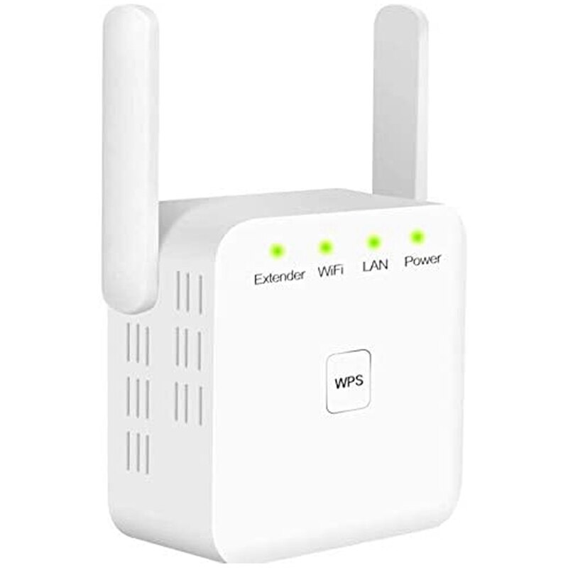 WiFi Signal Extender,WiFi Booster 2.4G for Home 300Mbps Superboost Wi-Fi Blast Range WLAN Signal Amplifier UK Plug