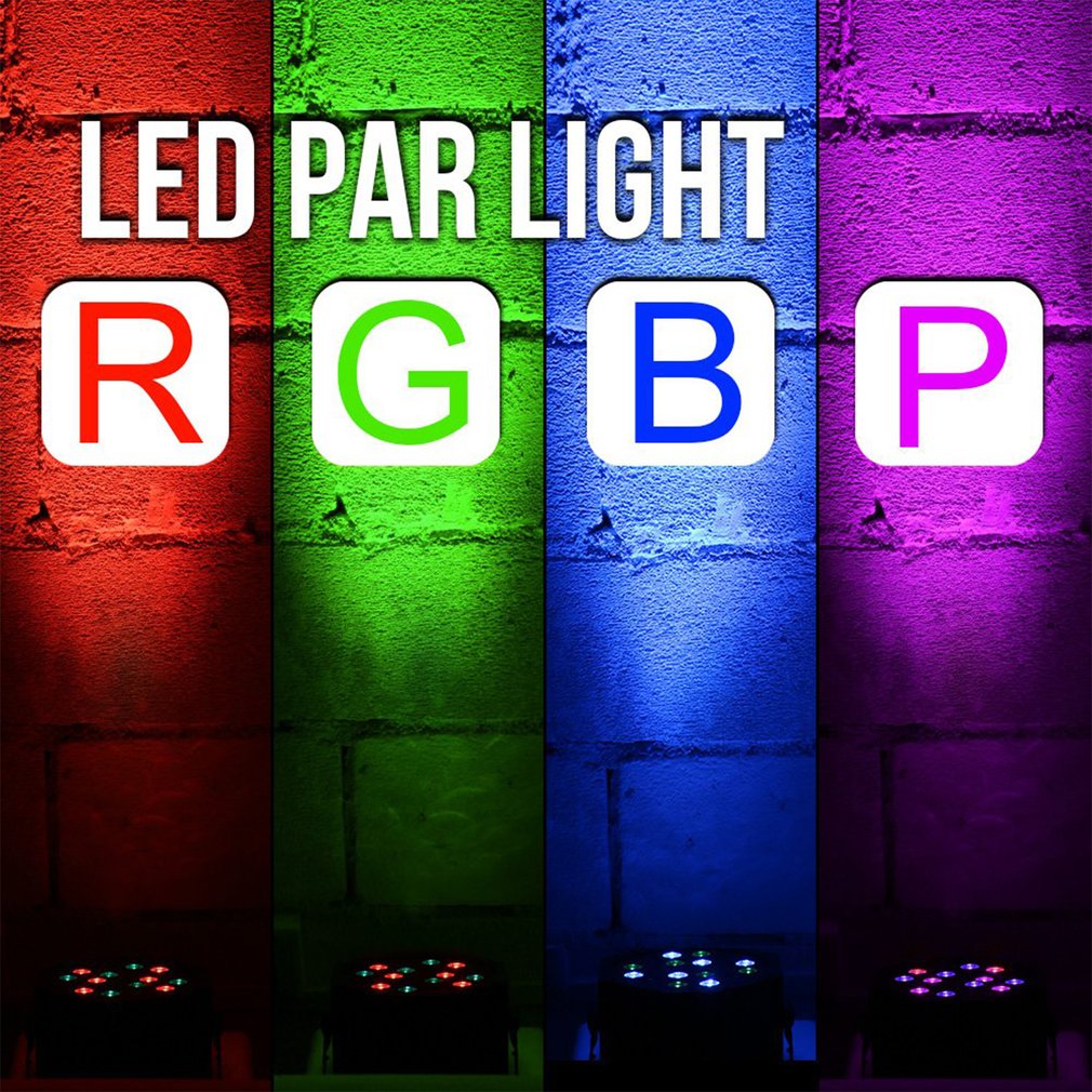 Outad 18LED Par Verlichting Voor Podium Verlichting Met Rgb Magic Effect Door Afstandsbediening En 512 Rood Groen Blauw Licht