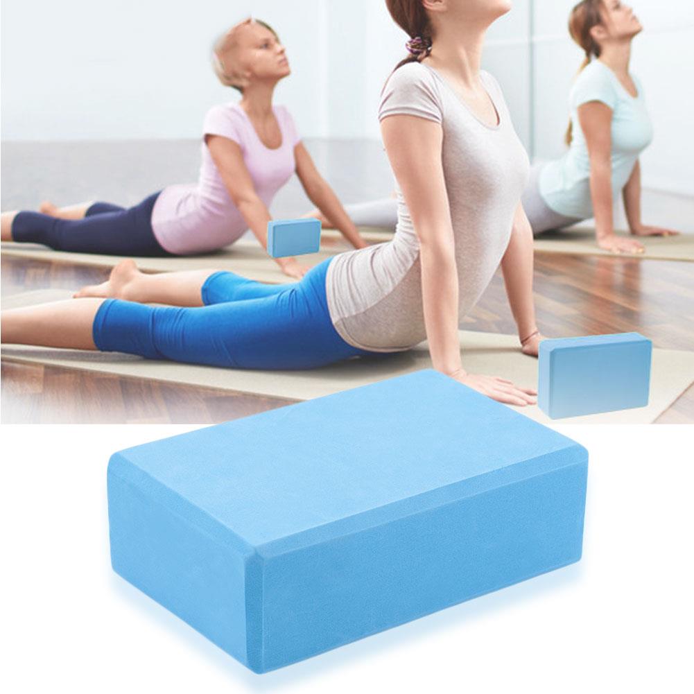 Comfort Yoga Blok Brick Foam Pad Gym Health Exercise Pilates Body Stretching