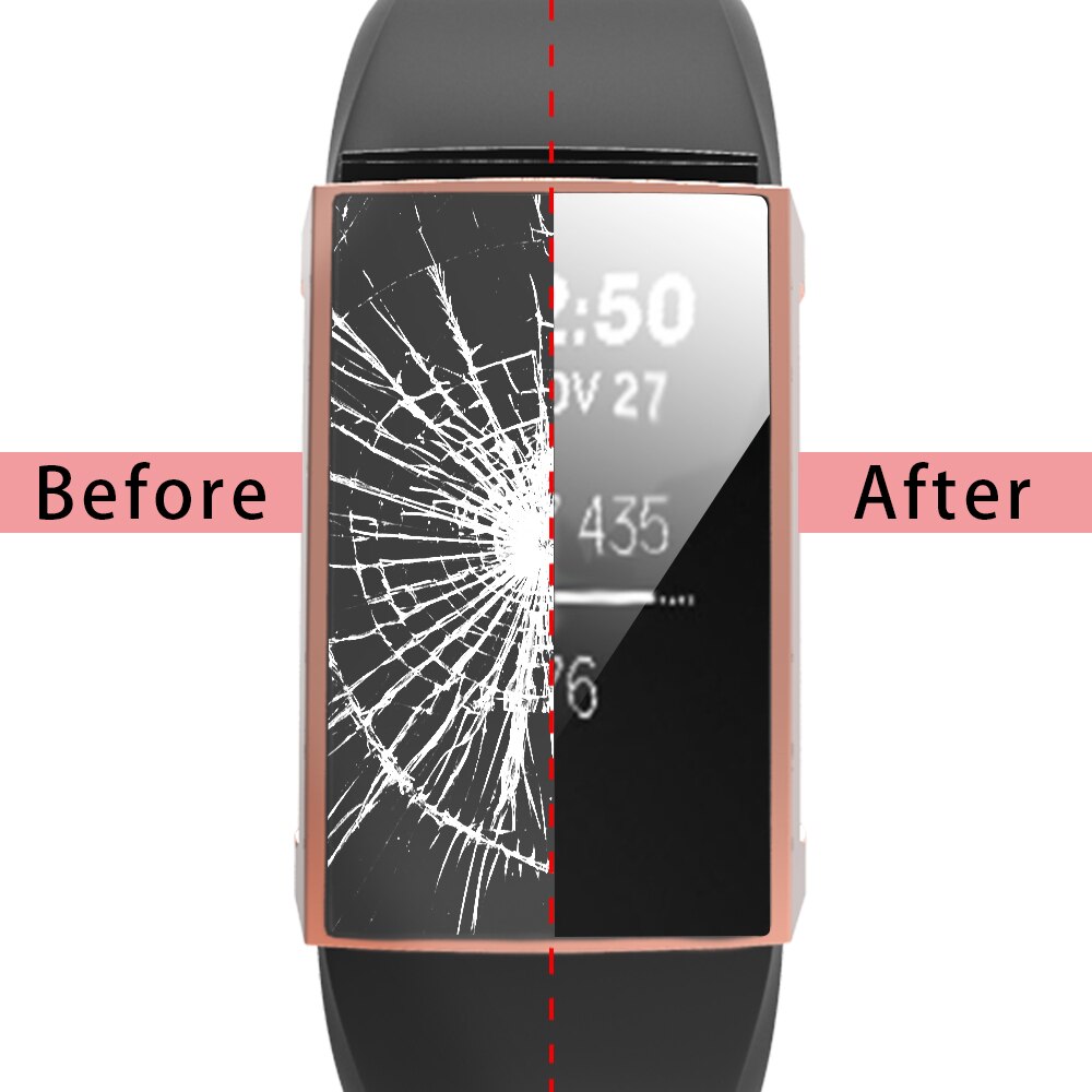 For Fitbit Charge 3 Case Soft TPU Silicone Protective Clear Case Cover for Fitbit Charge 2 Shell Smart Watch Band Accessories