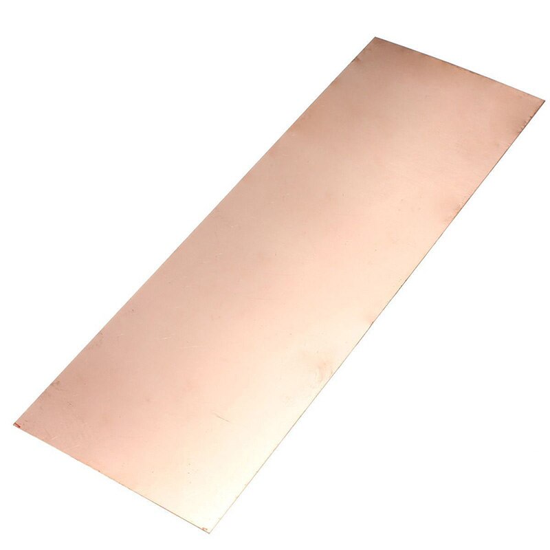 Folha de cobre pura da folha do metal do cobre de 1 pces 0.5mm * 300mm * 100mm