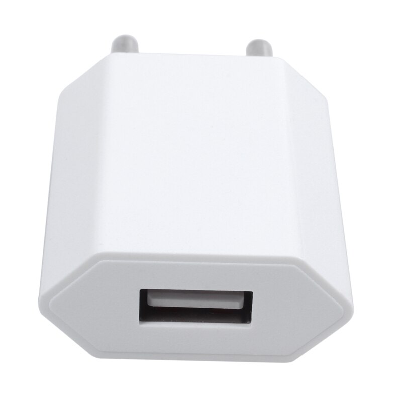 Witte eu usb-lader ac-adapter voor iphone 5, 5s, 4s , 4 3gs ipod touch nano