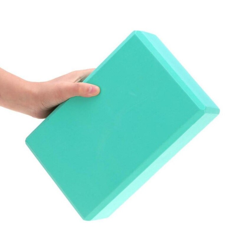 EVA yoga block unit Exercise Fitness Sport Yoga Block Foam Brick Stretching Workout Stretching Aid Body Shaping Health Training: Green