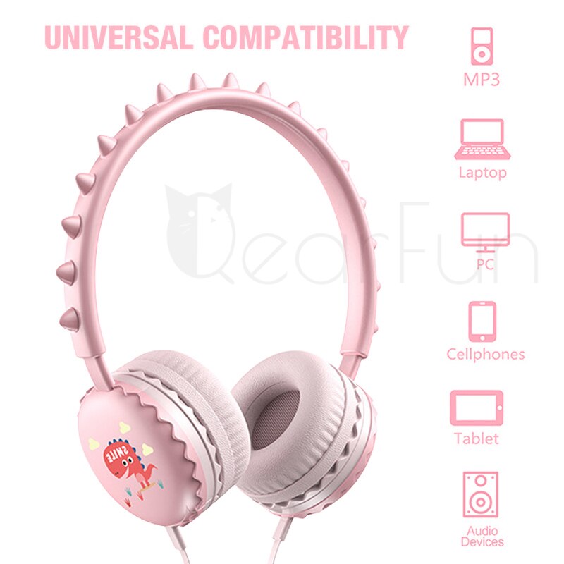HyperX Cloud Mini gaming-hoofdtelefoon met kabel voor kinderen, volume 85 dB, voor pc/switch/PS/Chromebook/Xbox/mobiele telefoon, lavendel