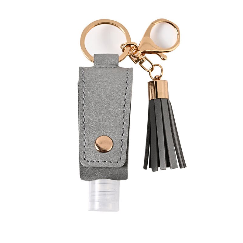 10 stk 30ml prtable desinficerende gel flasker læder håndsprit gel holder botes gel hidroalcolico rellenable llavero: Farve 6