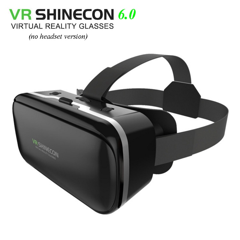 VR SHINECON 6.0 vr doos 2.0 3d vr bril virtual reality gafas bril google kartonnen Originele bobo vr headset Voor smartphone