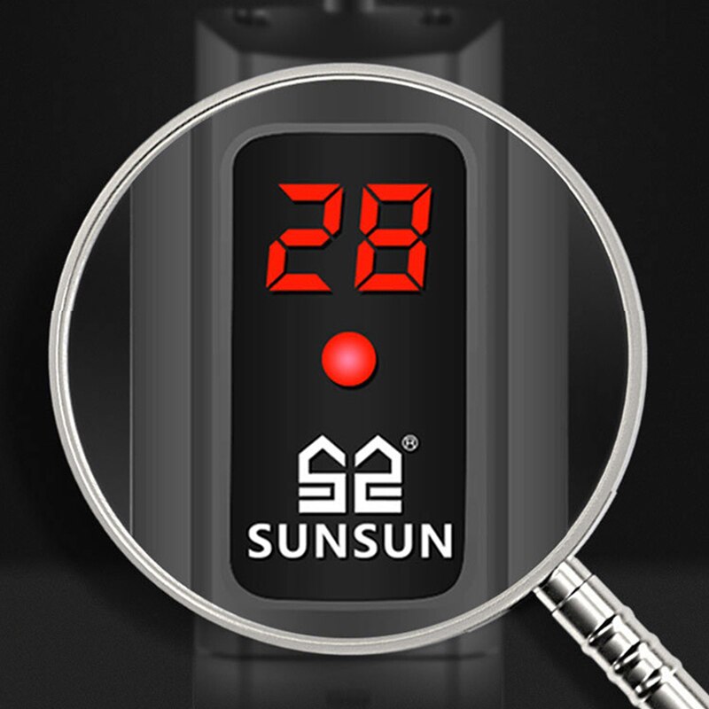 Aquarium Submersible Heater Fish Tank LCD Display Digital Adjustable Water Heating Rod Constant Temperature Control 50-500W