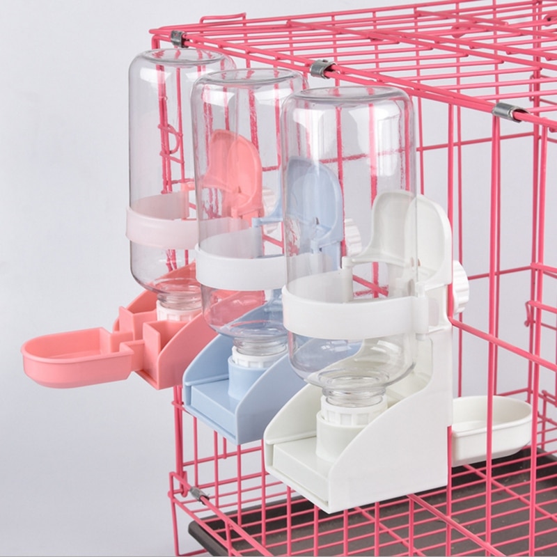 500ML Bird Water Drinker Feeder Waterer Drinker Pet Bird Drinking Water Feeder Bowl Cat Dog Cage Hanging Water Dispenser