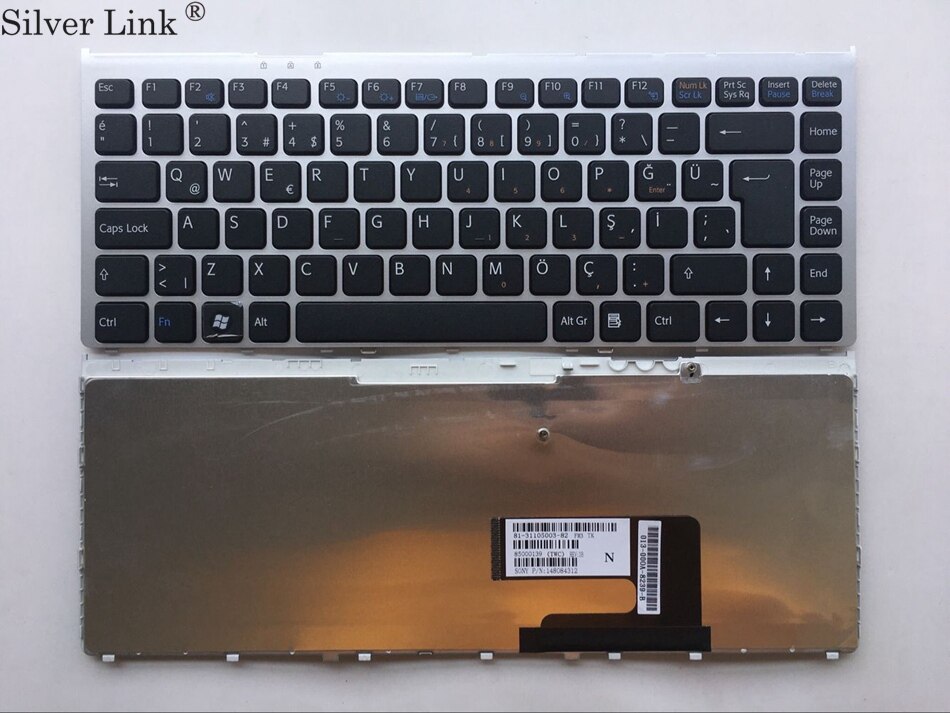 Spanish Arabic Czech French Italian Turkish Keyboard for Sony Vaio VGN-FW FW11 FW130 FW139 FW140 FW145 FW150 FW160 FW170 Series