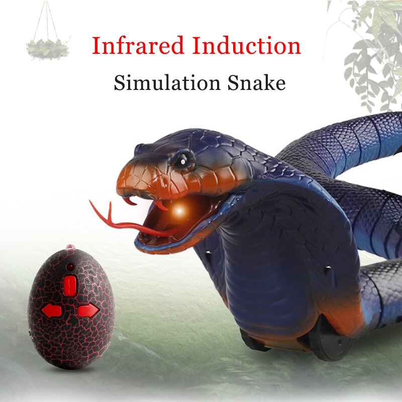 6 Kleuren Afstandsbediening Simulatie Cobra Kruipen Elektrische Lastig Infrarood Inductie Halloween Spoof Kinderen Speelgoed