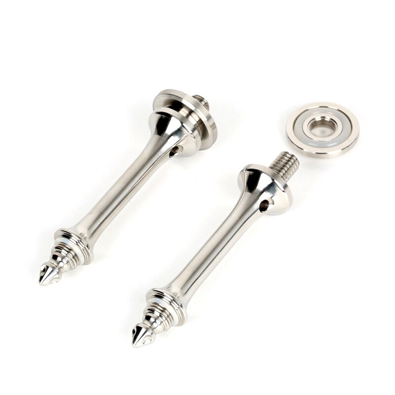 Marsace MTF-10L 97mm tripod spikes stainless steel spikes 3pcs set 3/8 screw stainless steel spike