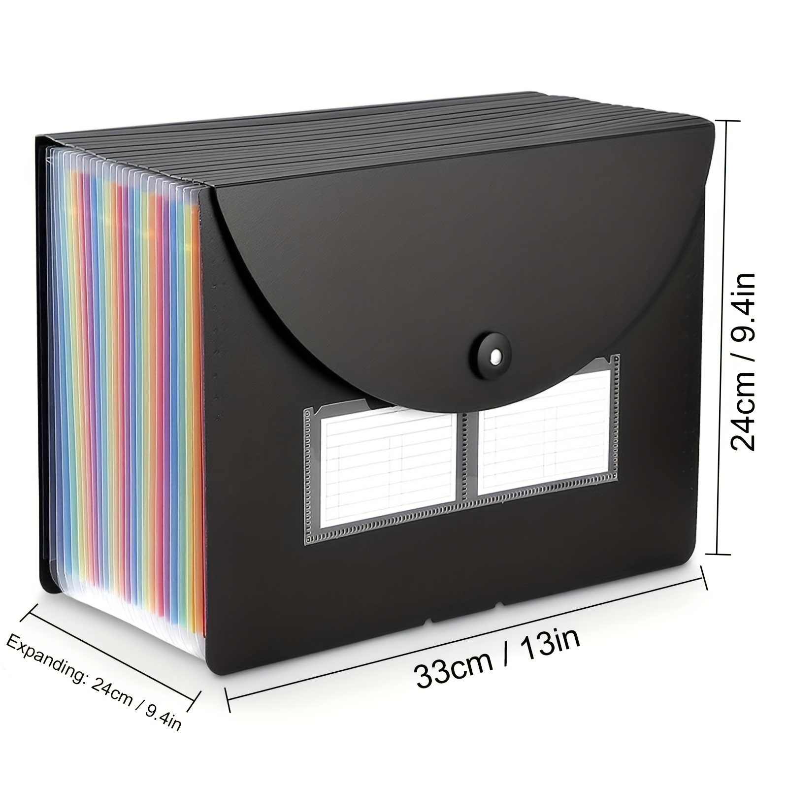 1 st Plastic Uitbreidbare Bestand Organizer Map Manager 25 Pocket Document Ontvangst Manager Map voor School Home Office Accessoires: Default Title