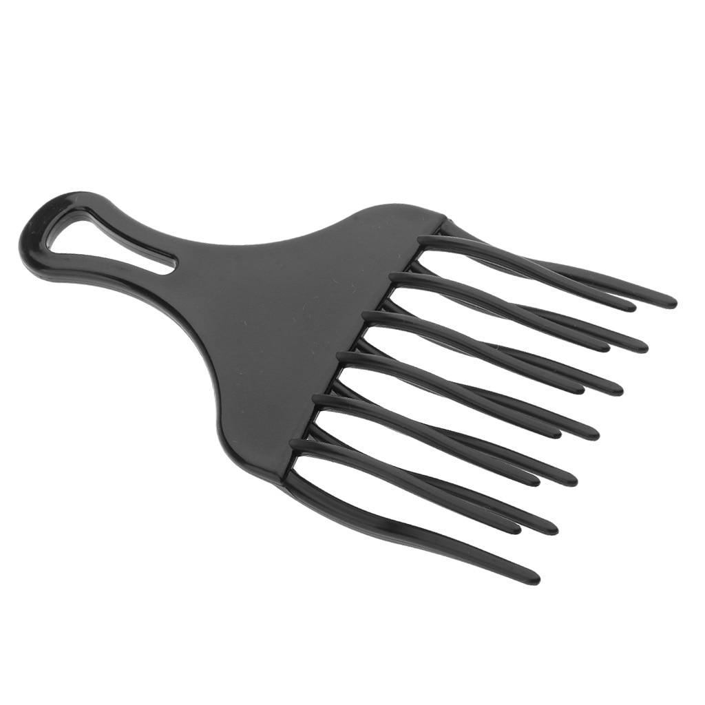 Black Wide Tooth Hairdressing Plastic Afro Comb Wig Braid Styling Lift Hair brushes