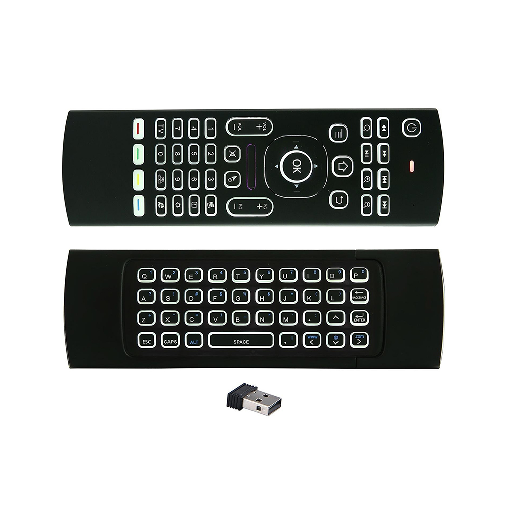 Control remoto por voz inteligente 2,4G aprendizaje infrarrojo de aire para Android/Mac OS/Linux/Windows Android TV Box X96/X96