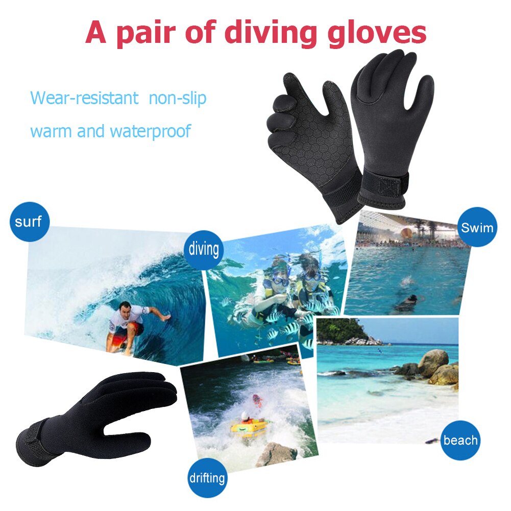 3mm Neopren Schwimmen Handschuhe Schwimmen Schnorcheln Handschuhe Nicht Unterhose Tauchen Winter Schwimmen Handschuhe Anti kratzen Halten Warme Neoprenanzug