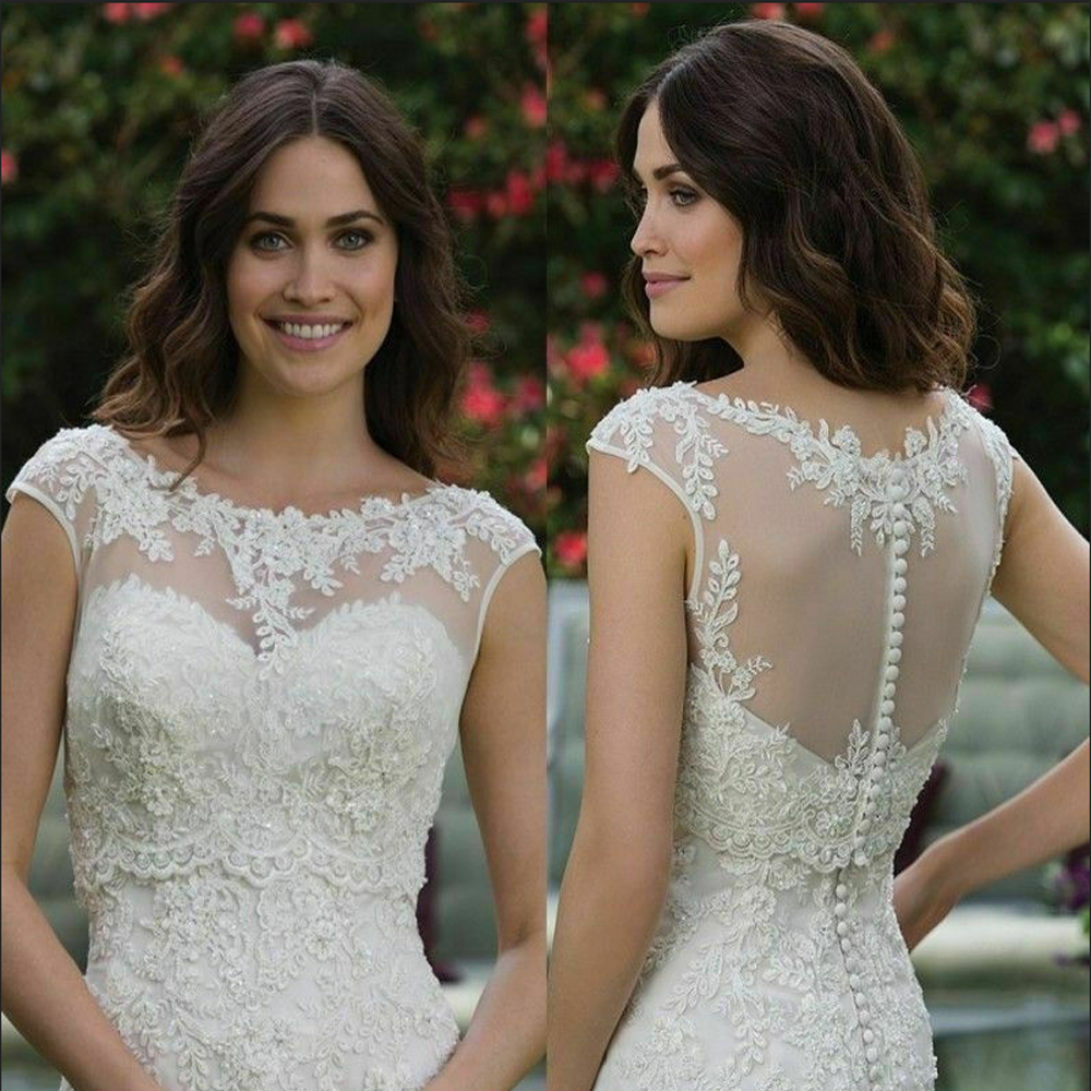 Scoop Wedding Jacket Sleeveless Bride Bolero Top Lace Applique White Ivory Wraps Shrug