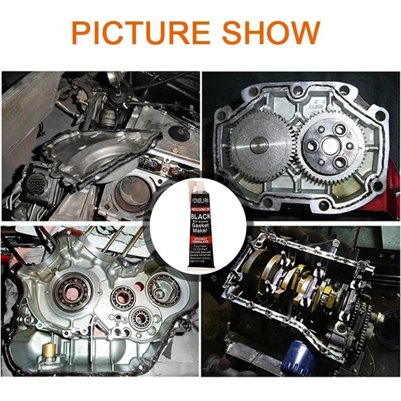 Auto Hochtemperatur wasserdichte Motor- dichtstoffe schwarze Flüssigkeits dichtung Versiegelung öl beständige dichtung freie automatische Dichtung pumpe Kompressor Motor-