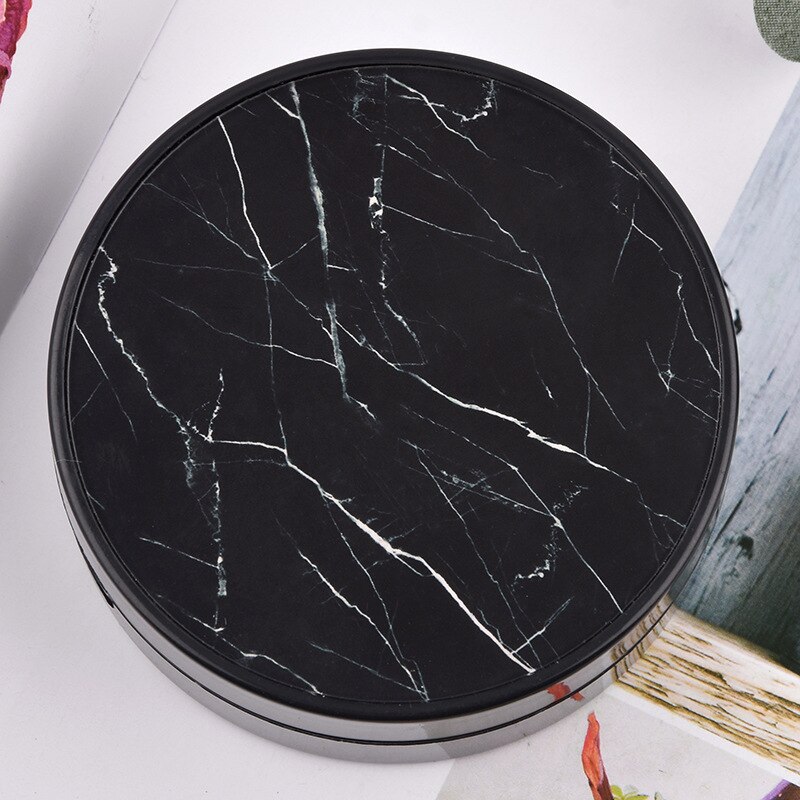 Ogen Zorg Container Leuke Ronde Lens Case Spiegel Reizen Bril Lenzen Klassieke Doos Kit Houder Marmer Contact Lens Case