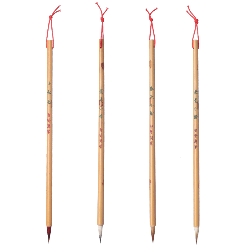 Caligrafía tradicional China cepillo pluma pincel de pelo de comadreja, pinceles para escribir Claborate-sty cepillo pájaro Scriptliner plumas Paperlaria