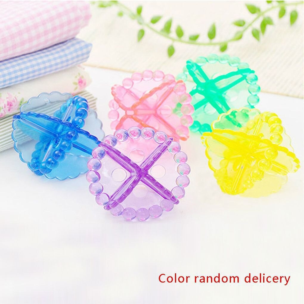 1pc Magic Laundry Ball For Household Cleaning Washing Machine Softener Strong Decontamination Solid Cleaning Balls Random Colors