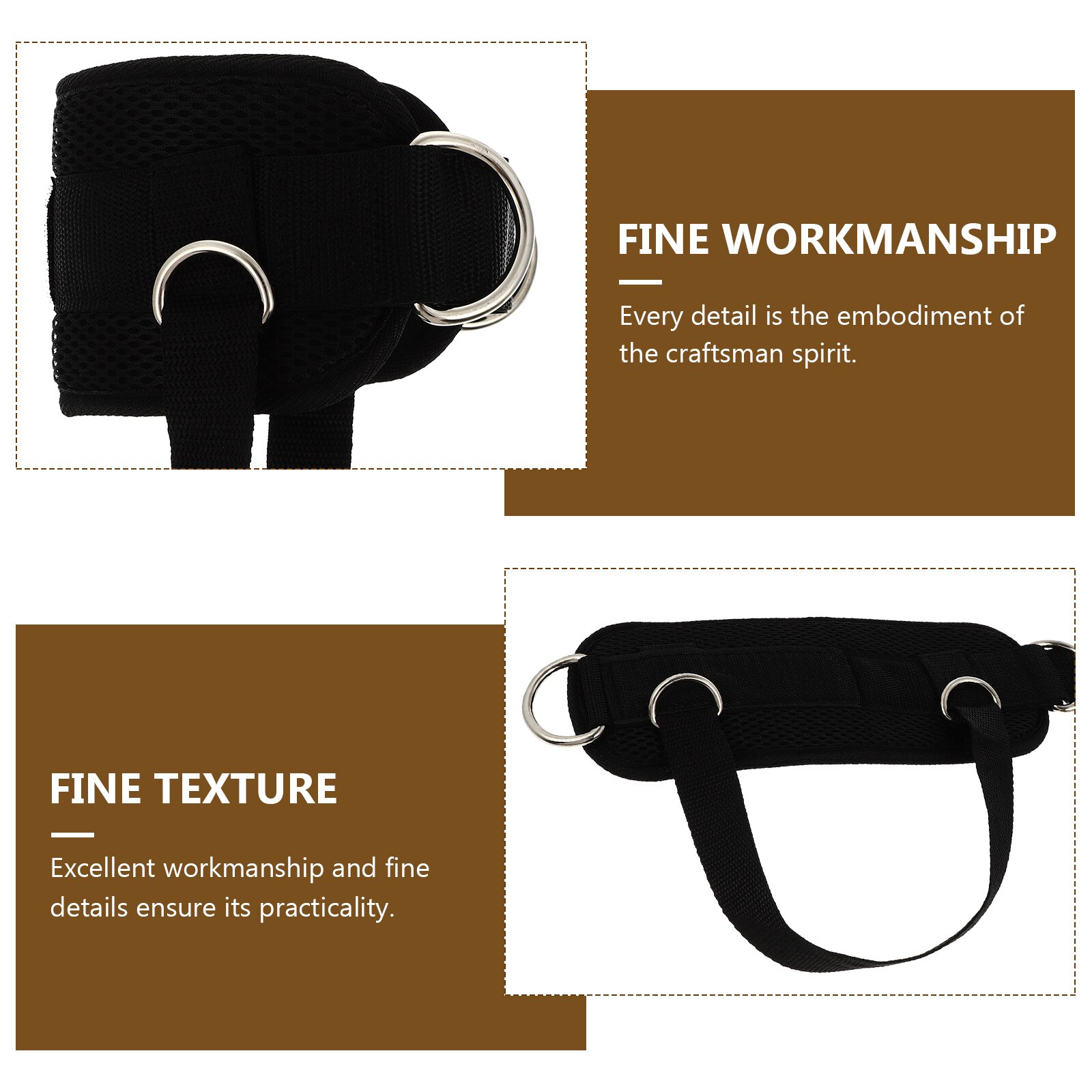 Adjustable Ankle Buckle Ankle Straps D-ring Ankle Cuff Fitness Ankle Strap