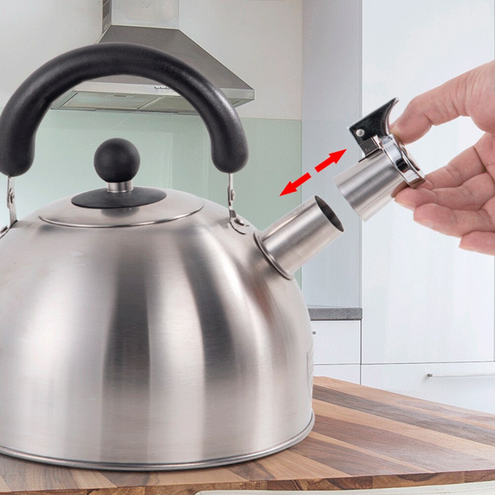 1/2 Stuks Roestvrijstalen Ketel Uitloop Fluitketel Fluiten Nozzle Fluitketel Fluit Pijp Water Vervangen Uitloop Keuken Accessoire