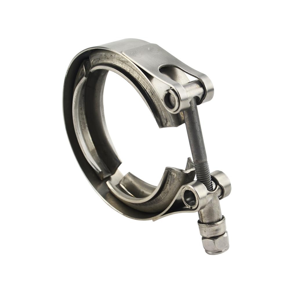 Stainless steel 304 v band clamp for turbo exhaust downpipe v band exhause clamp
