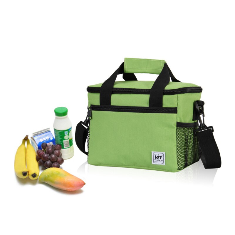 Bolsa de almuerzo con aislamiento portátil para mujer, bolsas de transporte de alimentos, nevera Marmita, caja de vino, fiambrera, bolsa térmica multifunción para Picnic