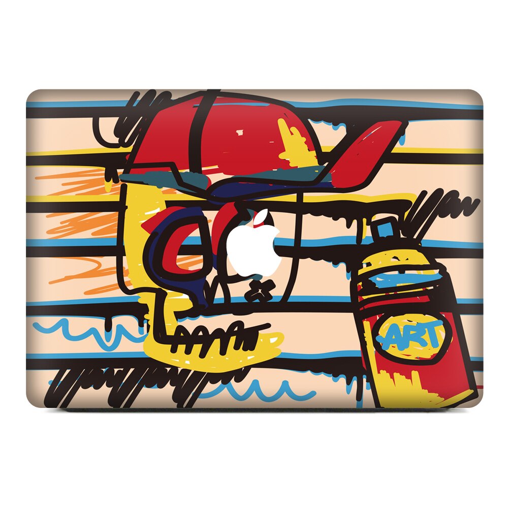 Autocollant Graffiti pour ordinateur portable, pour MacBook Air Pro Retina 11 "13" 15 ", coque en vinyle, couverture complète