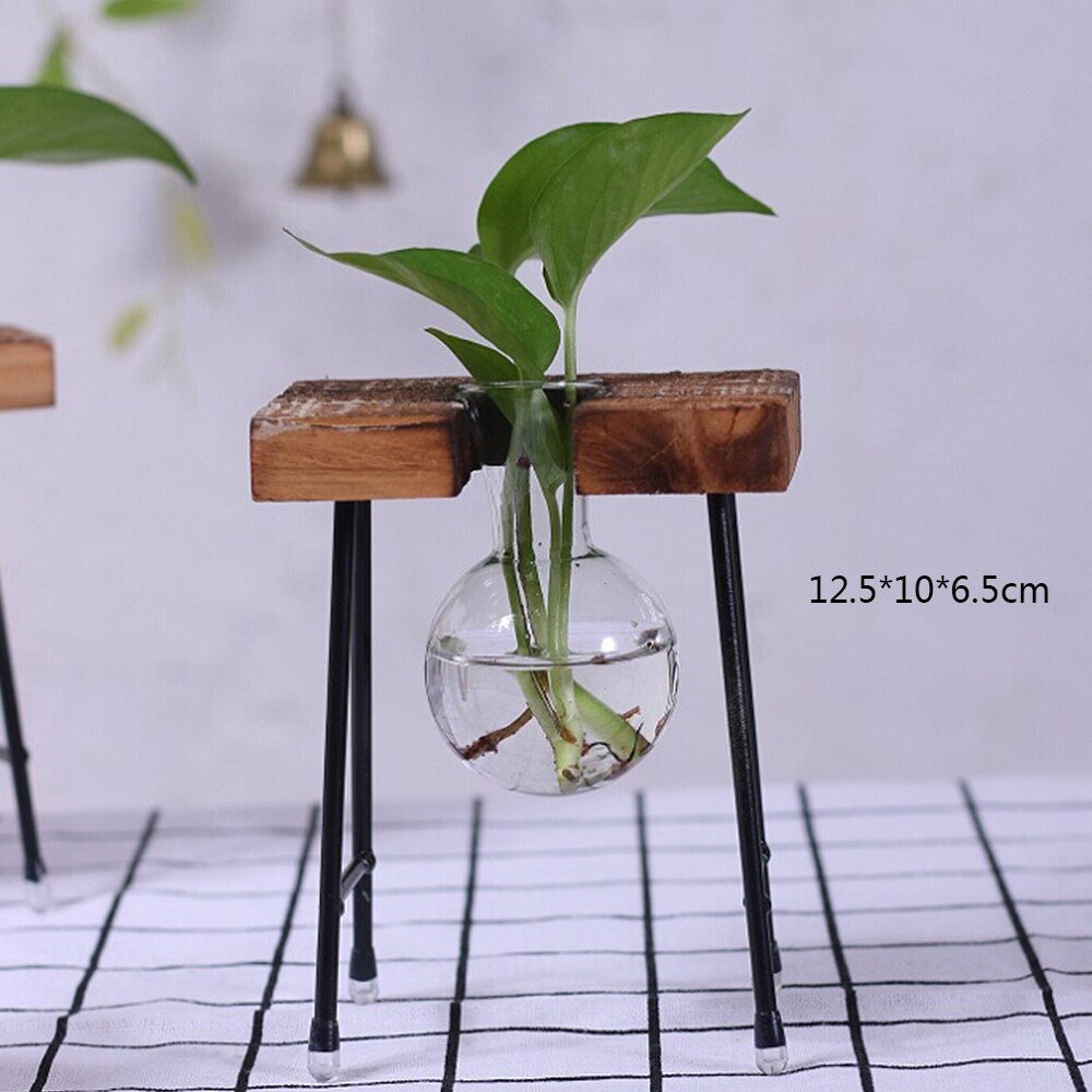 Rahmen Glas Vase Terrarium Hydrokultur Liefert Ornamente Dekoration Tabletop Pflanzen Hause Bonsai Zubehör Terrarium Vasen: D