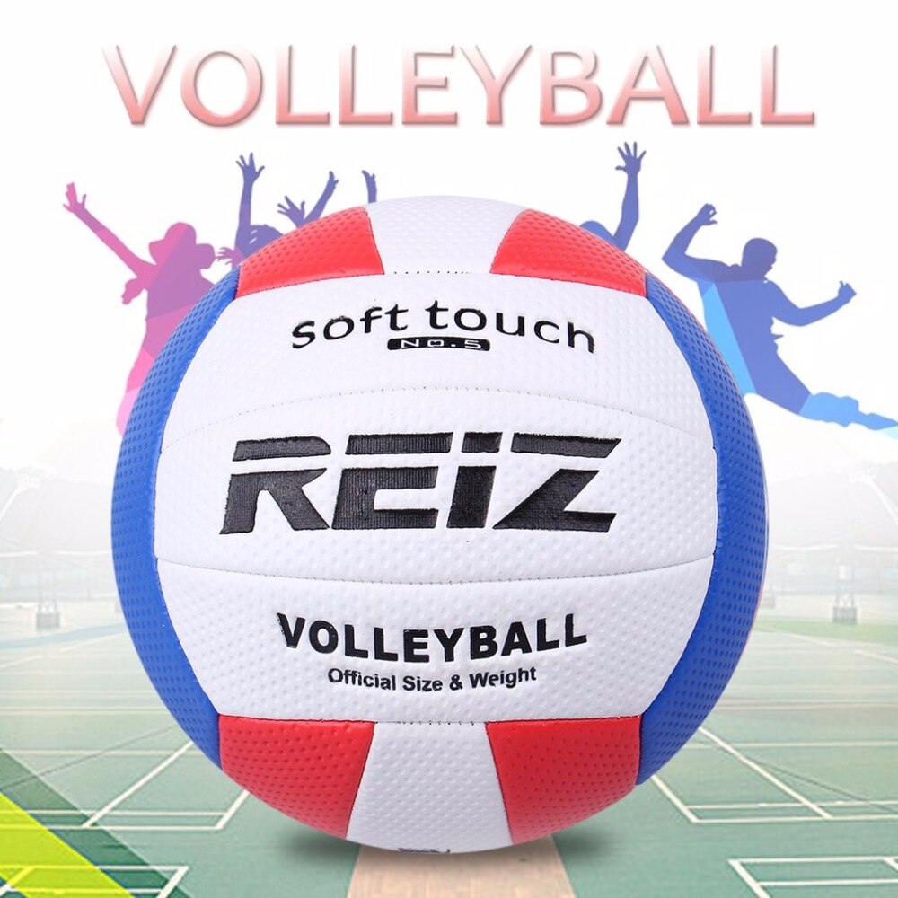 Soft Touch PU Leather 5# Volleyball Ball Outdoor Indoor Training Competition Standard Volleyball Ball For Students