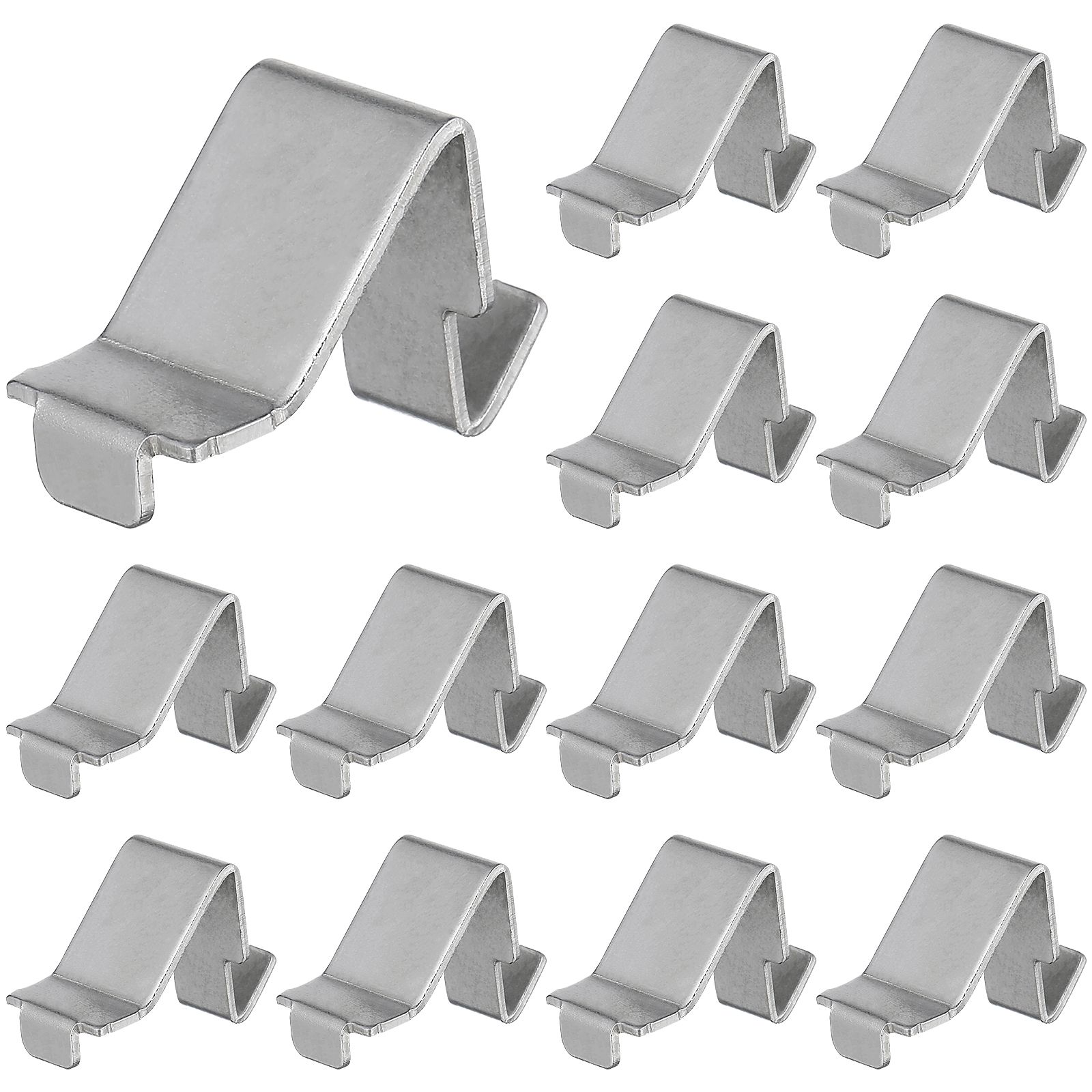 12 Pcs Metal Cabinet Shelf Clips File Cabinet Accessories Heavy Duty Shelving Support Brackets Wire Shelf Clip Iron Hardware