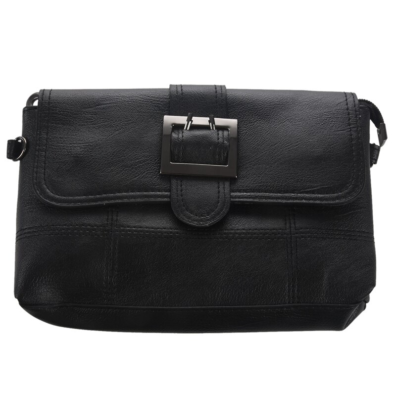 Kvinnor axelväska handväska och handväska pu läder crossbody väskor för kvinnor svart